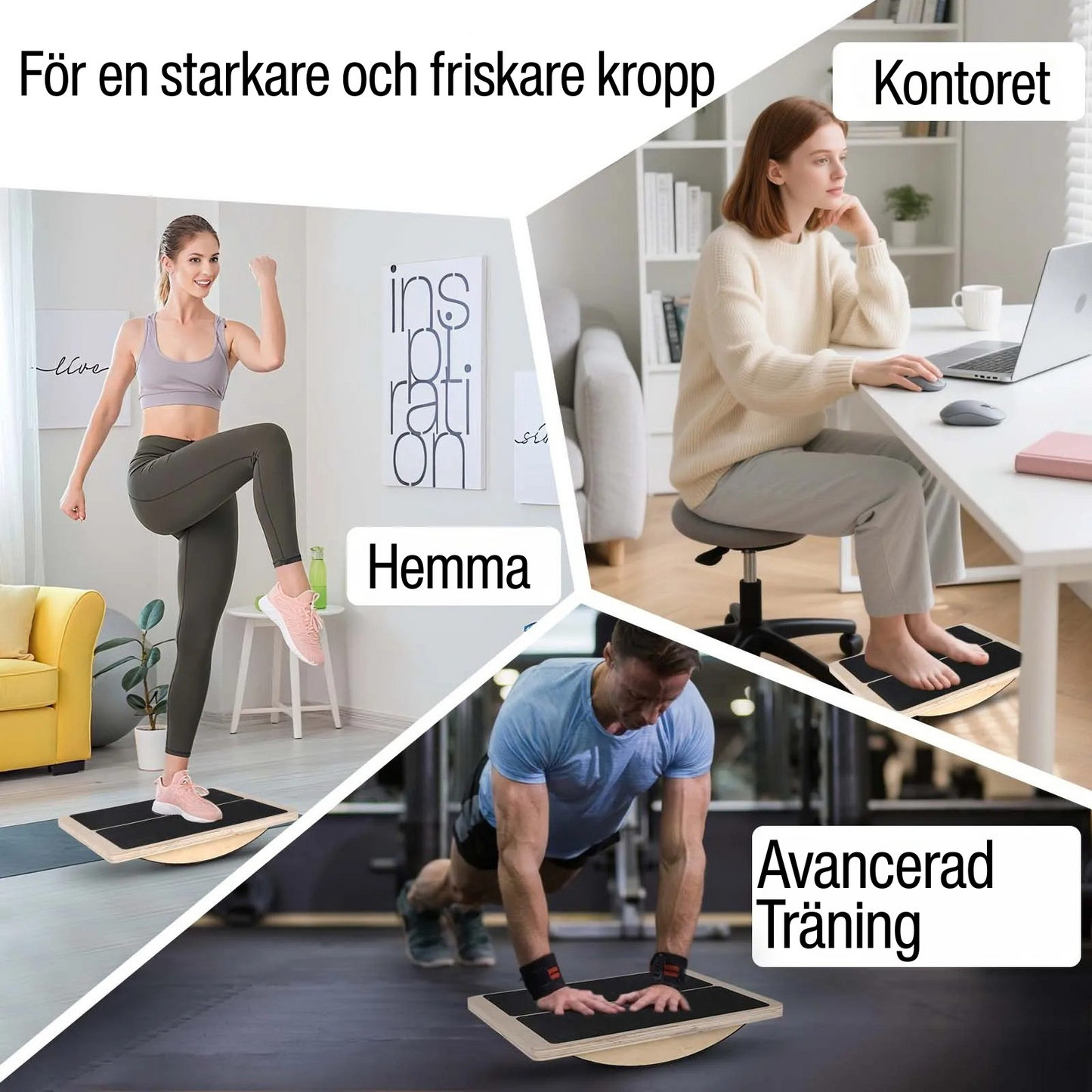 Ergoluxe Yoga & Balansbräda